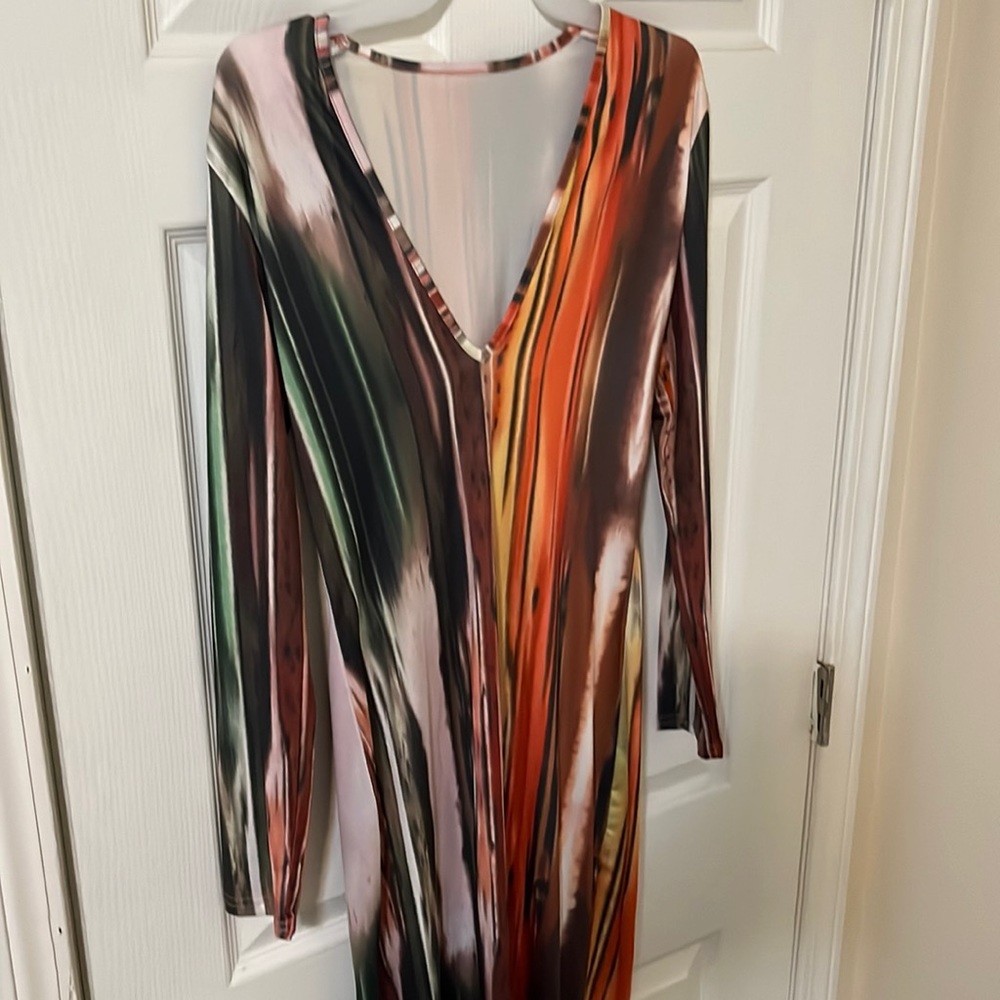 Earth tone maxi dress